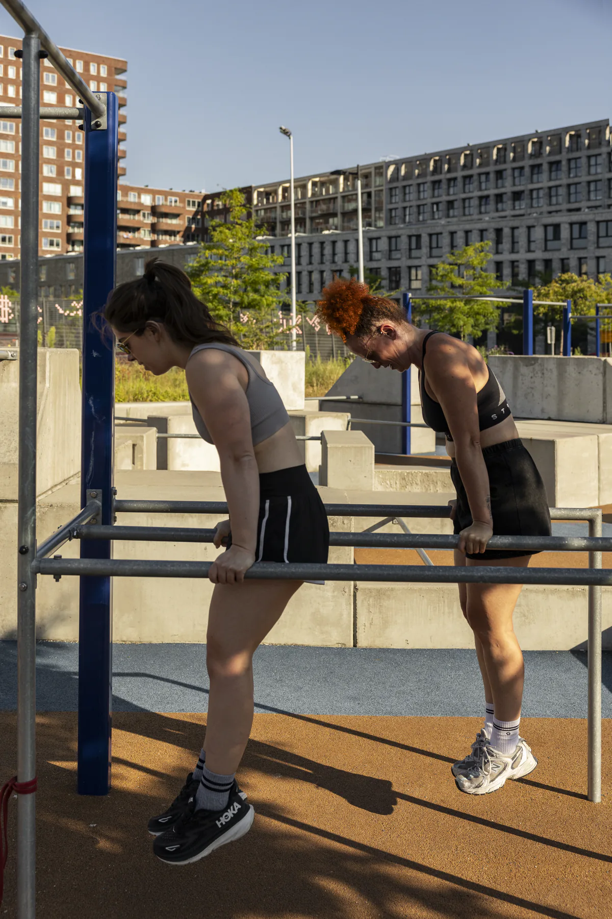 Samen buiten trainen