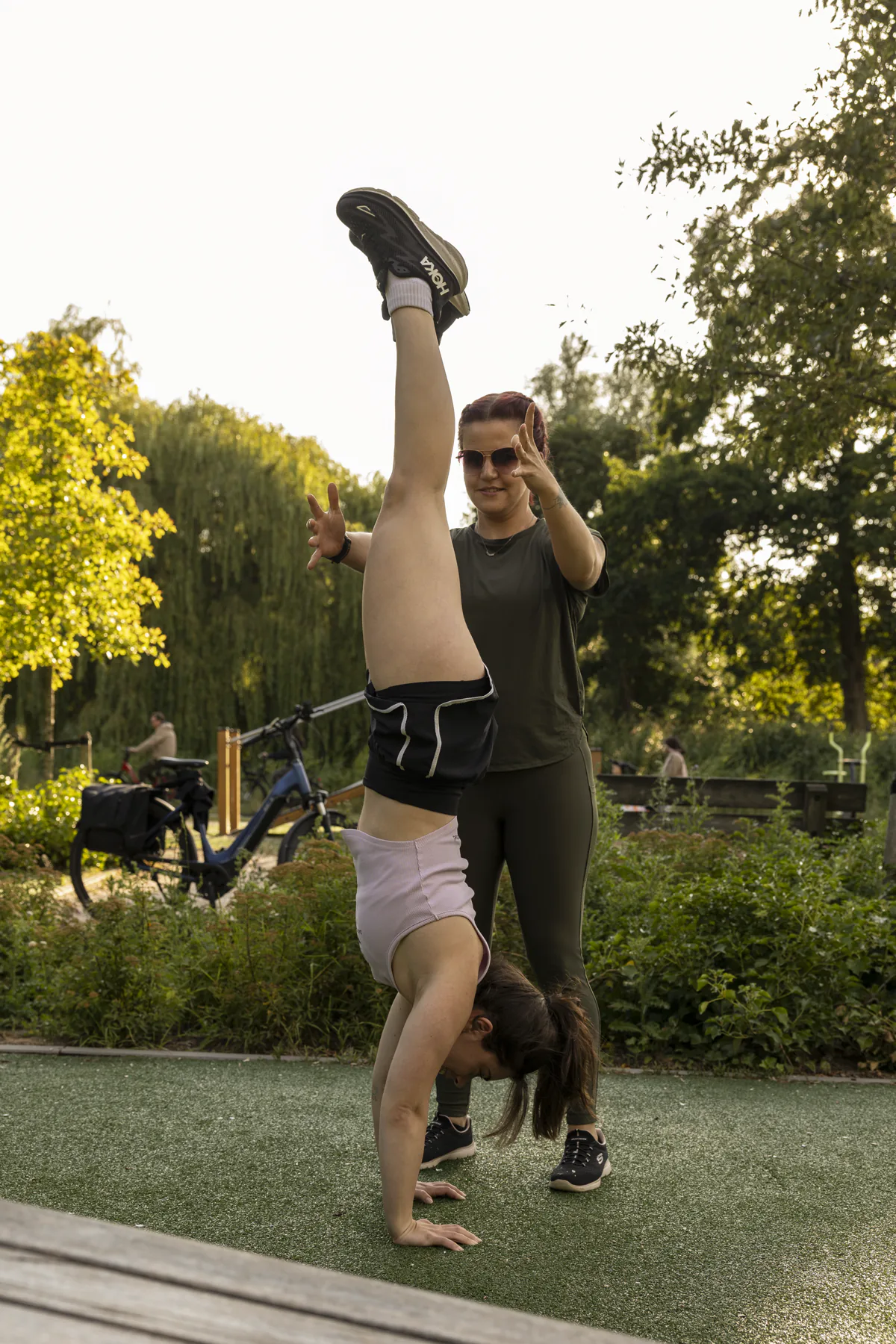 Samen trainen, warme groep